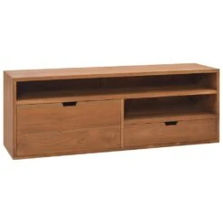VidaXL TV-Schrank Hellschwarzer Kaffee 100x30x45cm Massivholz Mahagoni 15 VidaXL TV-Schrank Hellschwarzer Kaffee 100x30x45cm Massivholz Mahagoni -VidaXL b515e41f 4fc3 4b5e b34d 9d8132365859