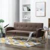 VidaXL 3-Sitzer-Sofa Stoff Braun -VidaXL b522a3bb 2147 4e05 a3bb 6a716f4b50d9