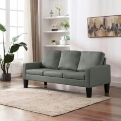VidaXL 3-Sitzer-Sofa Rot Kunstleder -VidaXL b7cc4c06 b01d 41ee bce9 f72837026b6e