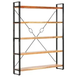 VidaXL Bücherregal 3 Fächer 60x30x80 Cm Akazie Massivholz -VidaXL b9bcd20a 5745 4eb9 8f8a 20b875f84d73