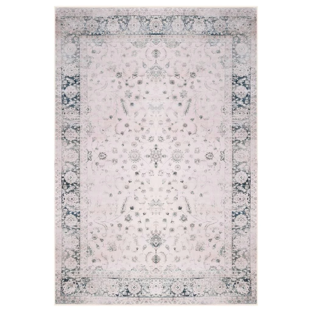 VidaXL Teppich Bedruckt Mehrfarbig 120x160 Cm Stoff 3 VidaXL Teppich Bedruckt Mehrfarbig 120x160 Cm Stoff