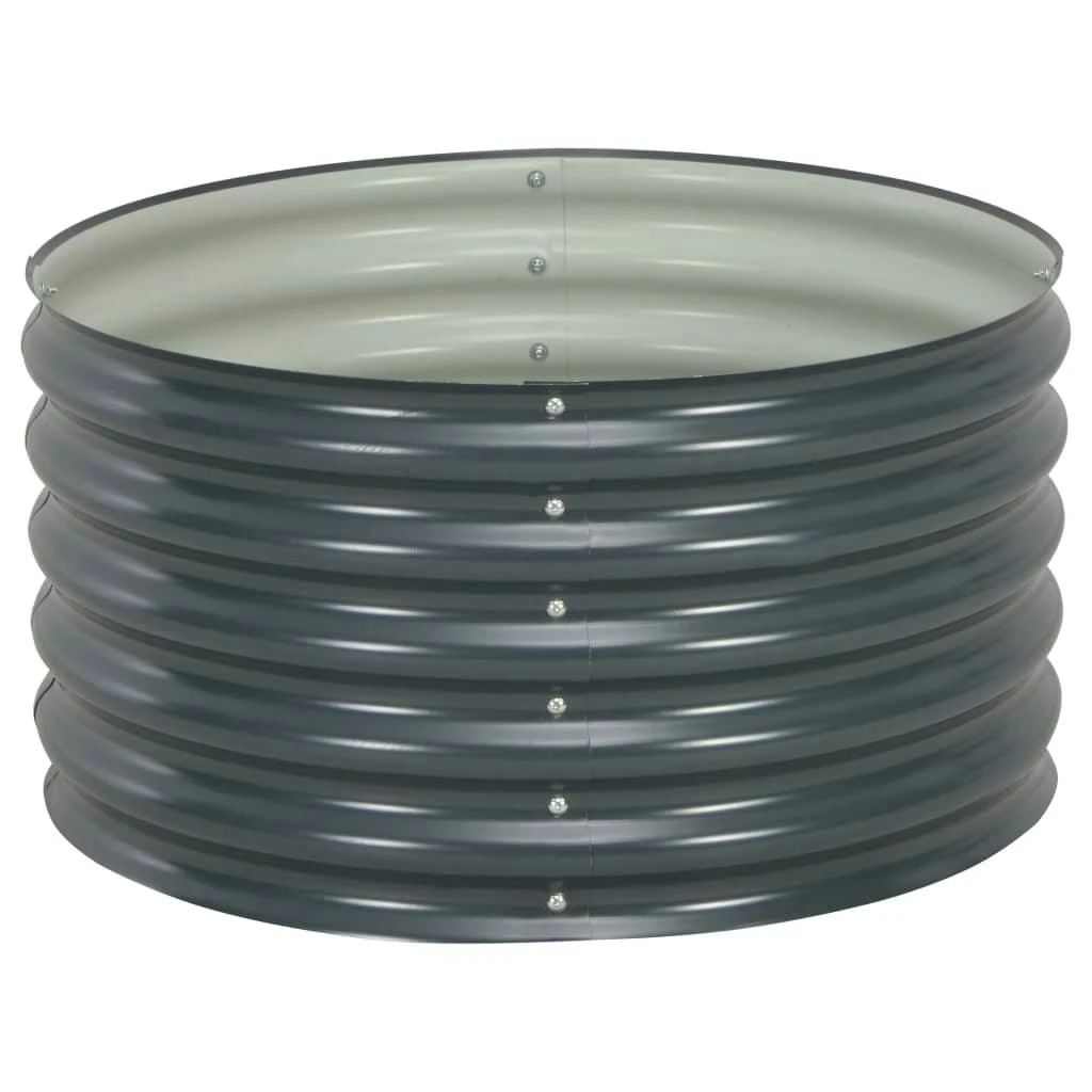 VidaXL Garten-Hochbeet Verzinkter Stahl 129x129x77 Cm Grün 8 VidaXL Garten-Hochbeet Verzinkter Stahl 129x129x77 Cm Grün – Bild 6