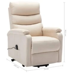 VidaXL Sessel Mit Aufstehhilfe Creme Stoff -VidaXL c2c1930f c42b 47b2 bba7 02702e5fbcd1