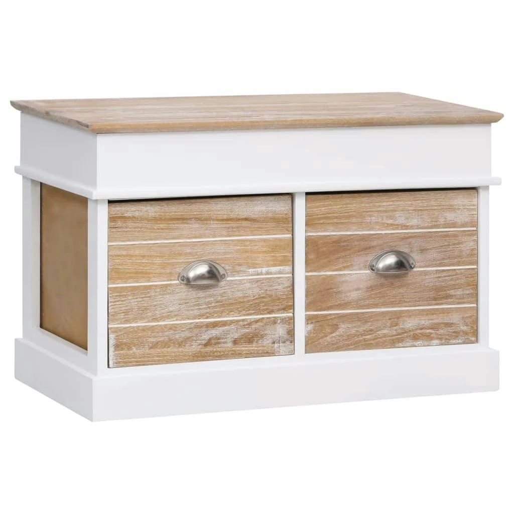 VidaXL Flurbank 70 X 35 X 45 Cm Paulownia Holz 3 VidaXL Flurbank 70 X 35 X 45 Cm Paulownia Holz