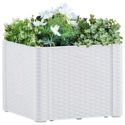VidaXL Garten-Hochbeet Mit Selbstbewässerungssystem Grün 43x43x33 Cm -VidaXL c414d5da 8cb9 416c b5ee 3d55273eef96