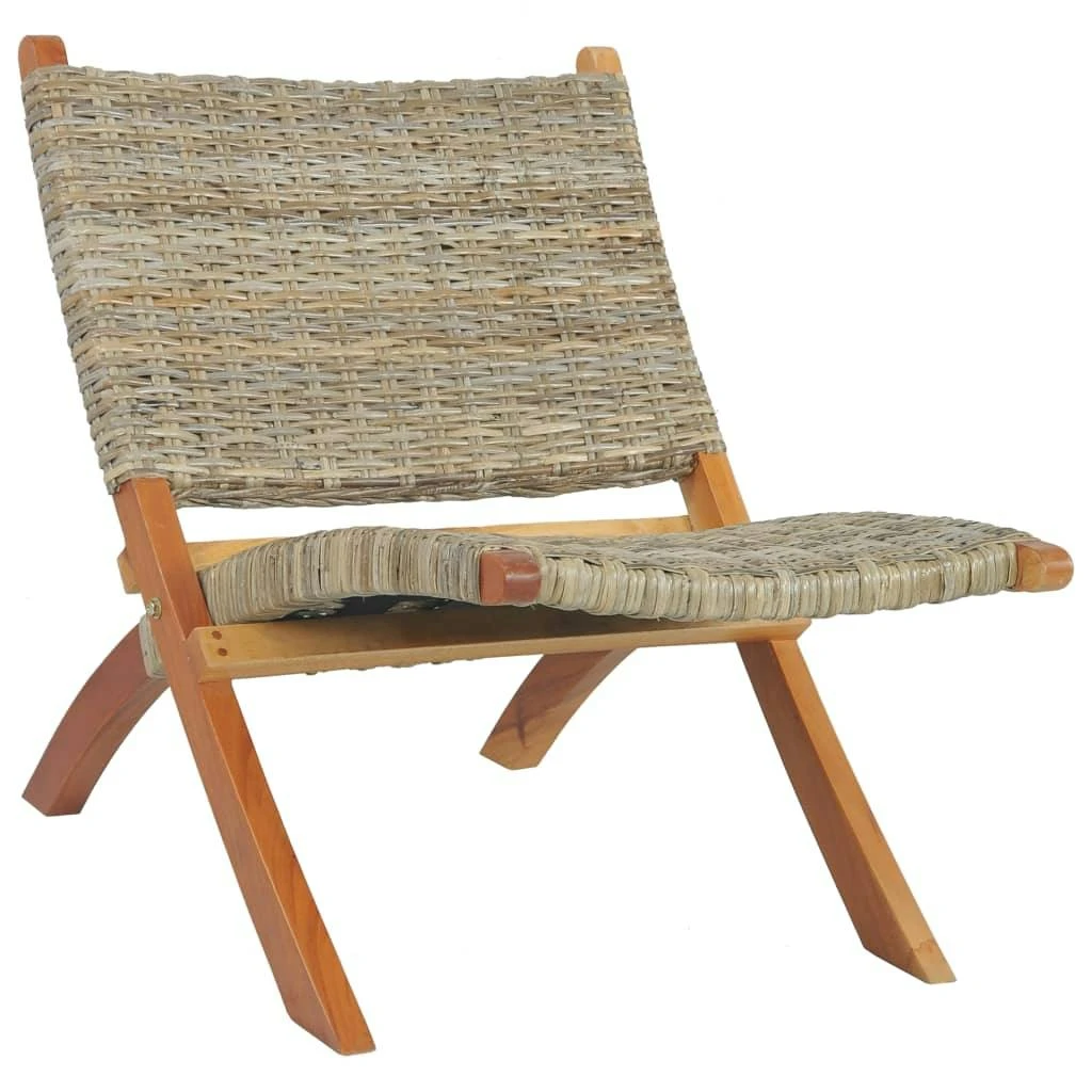 VidaXL Sessel Mit Auflagen Natur Rattan 6 VidaXL Sessel Mit Auflagen Natur Rattan – Bild 4