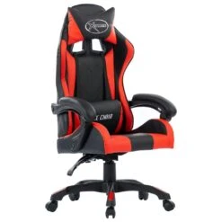 VidaXL Gaming-Stuhl Mit Fußstütze Schwarz Und Weiß Kunstleder -VidaXL c7cea138 53ab 4208 8b29 9eb415c8b540 3