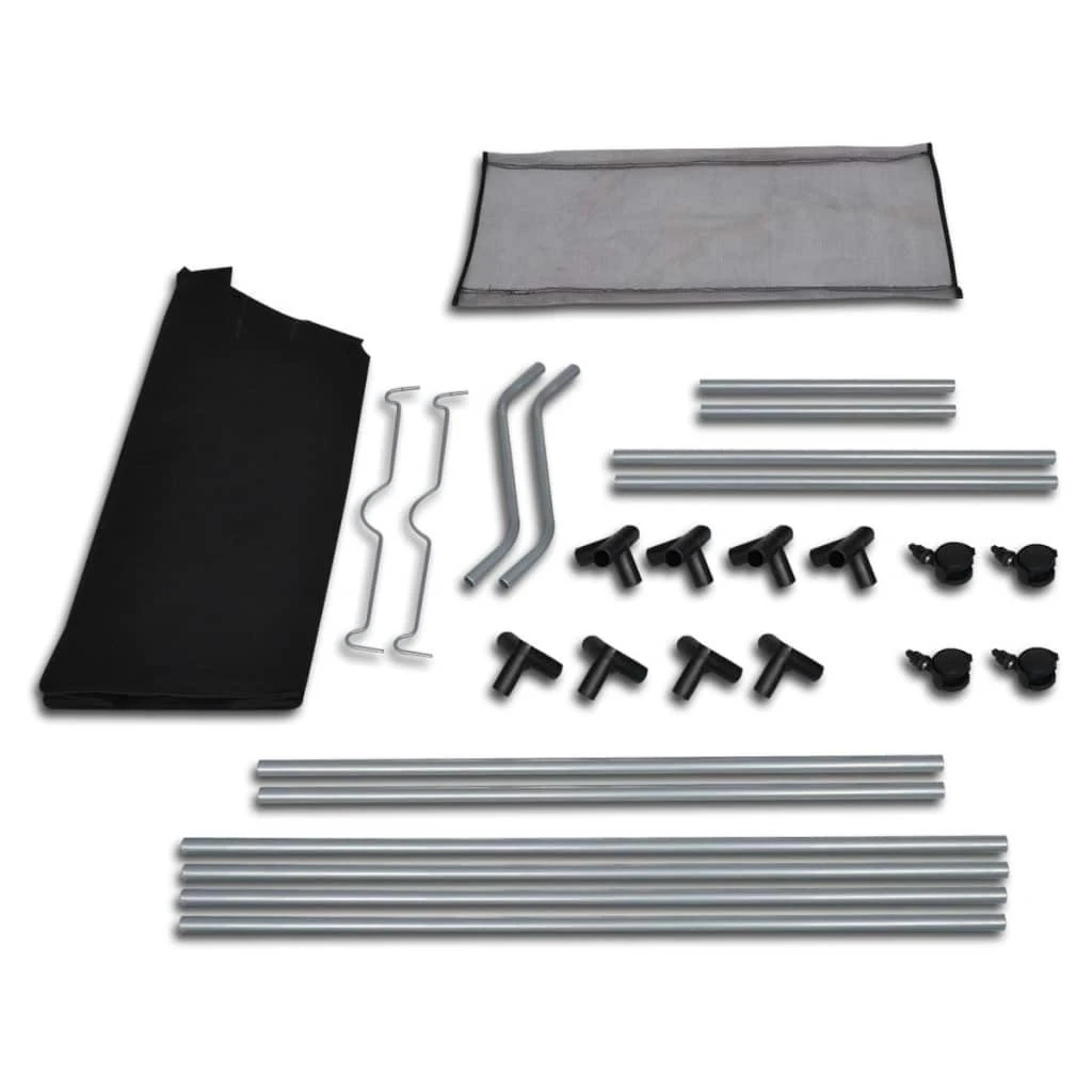 VIDAXL 4 Fächer Schwarz Wäschesortierer 8 VIDAXL 4 Fächer Schwarz Wäschesortierer – Bild 6