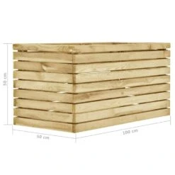 VidaXL Hochbeet 100 X 50 X 50 Cm Kiefernholz Imprägniert -VidaXL c9f3dcc8 ef47 42e6 ae66 28e9273a5aaa