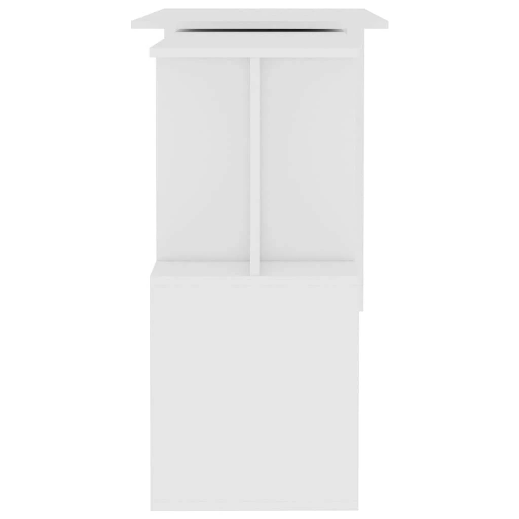 VidaXL Eckschreibtisch Weiß 200x50x76 Cm Spanplatte 9 VidaXL Eckschreibtisch Weiß 200x50x76 Cm Spanplatte – Bild 7