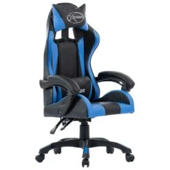 VidaXL Gaming-Stuhl Schwarz Und Blau Kunstleder 10 VidaXL Gaming-Stuhl Schwarz Und Blau Kunstleder -VidaXL cb4c56f8 6f9d 4b82 8ac1 aaac563cc6b1