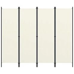 VidaXL 4-tlg. Raumteiler Braun 200x180 Cm -VidaXL d198966f f61f 4491 857a 1a350fa0f76a