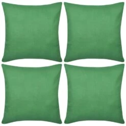 VIDAXL 4 Apfelgrüne Kissenbezüge Baumwolle 40 X 40 Cm -VidaXL d21f5753 6edb 486e a166 b6b3e391140b