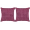 VidaXL Kissen-Set 2 Stk. Velours 60 X 60 Cm Rosa -VidaXL d4d2cff6 d9f9 4d70 9fcb cb0eb00e95ac 3