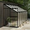 VidaXL Gewächshaus Anthrazit Aluminium 7,77 M³