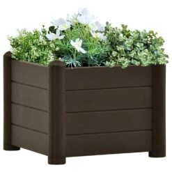 VidaXL Garten-Hochbeet PP Grün 43x43x35 Cm -VidaXL d9d2bb50 f46a 40ab be60 f18c014fd1a0 1