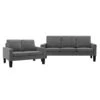 VidaXL 2-tlg. Sofagarnitur Grau Kunstleder -VidaXL da64e41d f243 4954 8046 86ad232c9e58