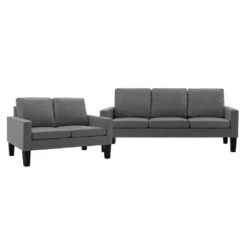 VidaXL 2-tlg. Sofagarnitur Cappuccino-Braun Kunstleder 12 VidaXL 2-tlg. Sofagarnitur Cappuccino-Braun Kunstleder -VidaXL da64e41d f243 4954 8046 86ad232c9e58 3