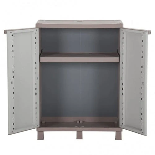 Lagerschrank Mit 2 Türen V6 | VidaXL : Farbe - Hellgrau Und Beige 9 Lagerschrank Mit 2 Türen V6 | VidaXL : Farbe - Hellgrau Und Beige – Bild 7