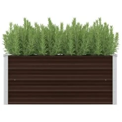 VidaXL Garten-Hochbeet Verzinkter Stahl 240×40×45 Cm Anthrazit -VidaXL e0e88880 7aed 4dac af33 d12a6a5d2cc2