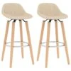 VidaXL Barhocker 2 Stk. Creme Stoff -VidaXL e7c42d5d e76f 4822 ab3e fe4d3f9064aa 1
