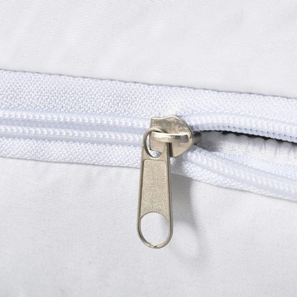 VidaXL Kissenbezüge 2 Stk. 80×80 Cm Weiß 9 VidaXL Kissenbezüge 2 Stk. 80×80 Cm Weiß – Bild 7