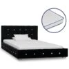 VidaXL Bett Mit Memory-Schaum-Matratze Schwarz Samt 90 X 200 Cm -VidaXL ec52dd8e a1d1 4cd8 9956 1391b16c260a