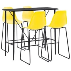 VidaXL 5-tlg. Bar-Set Kunststoff Gelb -VidaXL ee95ee72 edb0 4014 906e ee4757bea891