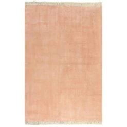 VidaXL Kelim-Teppich Baumwolle 120x180 Cm Rosa
