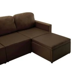 VidaXL Modulares 3-Sitzer Schlafsofa Braun Kunstleder 15 VidaXL Modulares 3-Sitzer Schlafsofa Braun Kunstleder -VidaXL f2880f6d ee74 4ec4 94ac 0beb8b1a6ed2