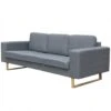 VidaXL 3-Sitzer Sofa Stoff Hellgrau -VidaXL f44849bb f9aa 4c82 b8c9 886a3f13438c