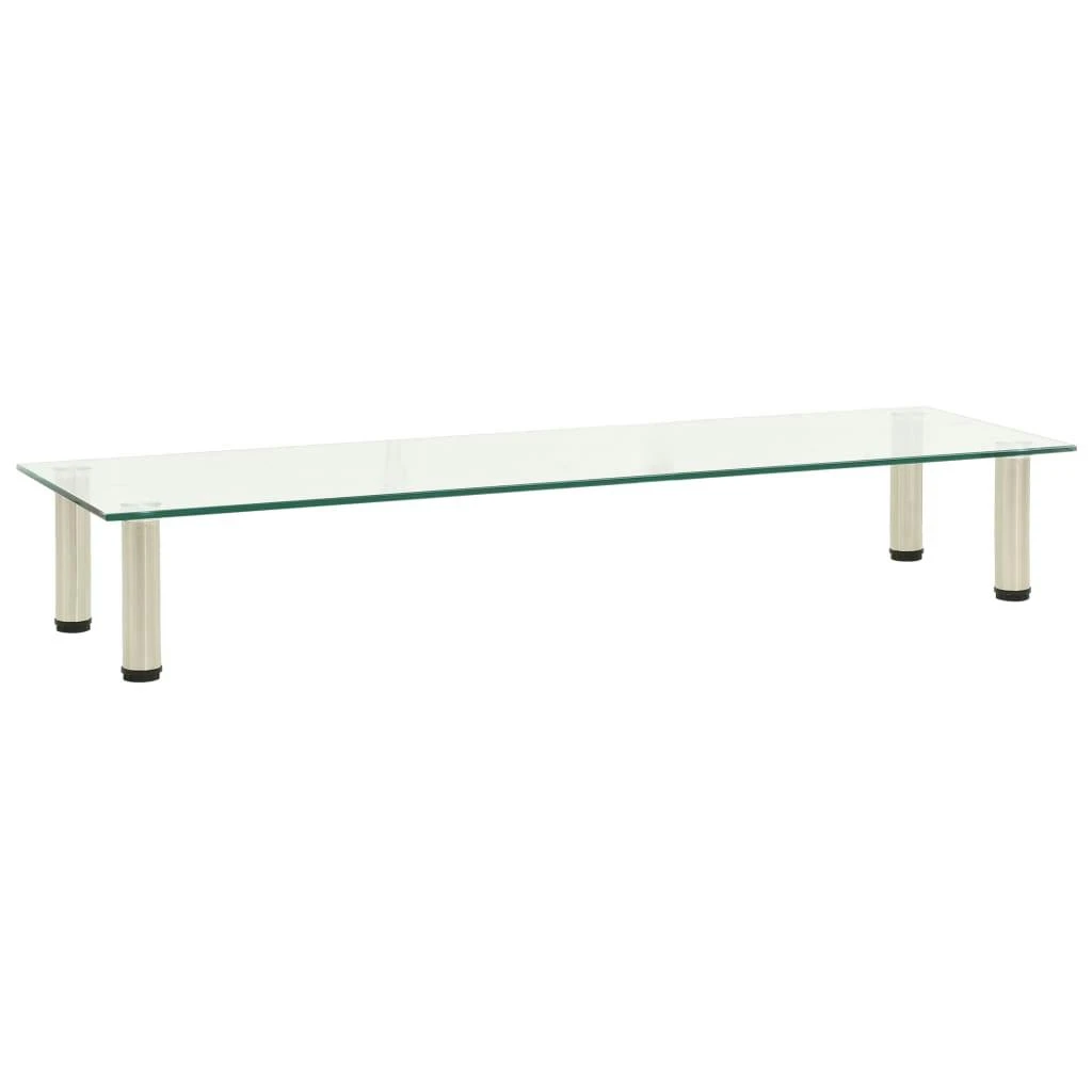 322767 VidaXL TV Stand Black 100x35x17 Cm Tempered Glass 6 322767 VidaXL TV Stand Black 100x35x17 Cm Tempered Glass – Bild 4