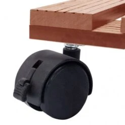 VidaXL Pflanzenroller 2 Stk. WPC : Farbe - Braun / Rechteckig, Größe - 30 X 30 X 7.5 Cm -VidaXL f605a244 f44c 412c a531 54cacb1ac301