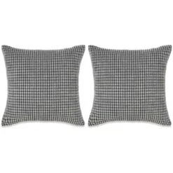 VidaXL Kissen Baumwollsamt 2 Stk. 45×45 Cm Anthrazit -VidaXL f61a12be 8f73 4873 8951 0789ec8a15c7