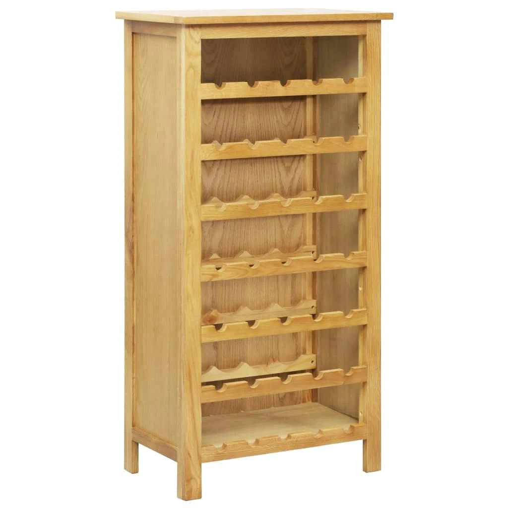 VidaXL Weinschrank 72x32x90 Cm Eiche Massivholz 7 VidaXL Weinschrank 72x32x90 Cm Eiche Massivholz – Bild 5