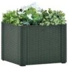 VidaXL Garten-Hochbeet Mit Selbstbewässerungssystem Grün 43x43x33 Cm -VidaXL f8040bea b1a5 433f b54f 7504c74788aa