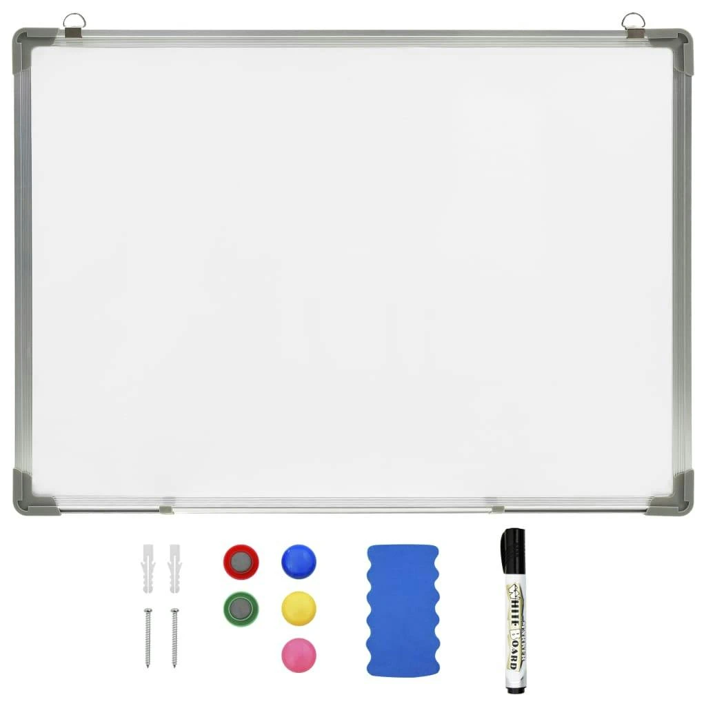 VidaXL Magnetisches Whiteboard Weiß 110x60 Cm Stahl 4 VidaXL Magnetisches Whiteboard Weiß 110x60 Cm Stahl – Bild 2