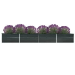 VidaXL Garten-Hochbeet Verzinkter Stahl 129x129x77 Cm Grau -VidaXL fc296d54 6b3b 48b8 bbc5 d6d5d1954095 1