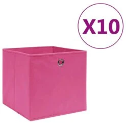 VidaXL Aufbewahrungsboxen Mit Deckeln 10 Stk. 28x28x28 Cm Weiß 15 VidaXL Aufbewahrungsboxen Mit Deckeln 10 Stk. 28x28x28 Cm Weiß -VidaXL fdcd2b43 4503 436c 9e31 130758a4d0e7 5