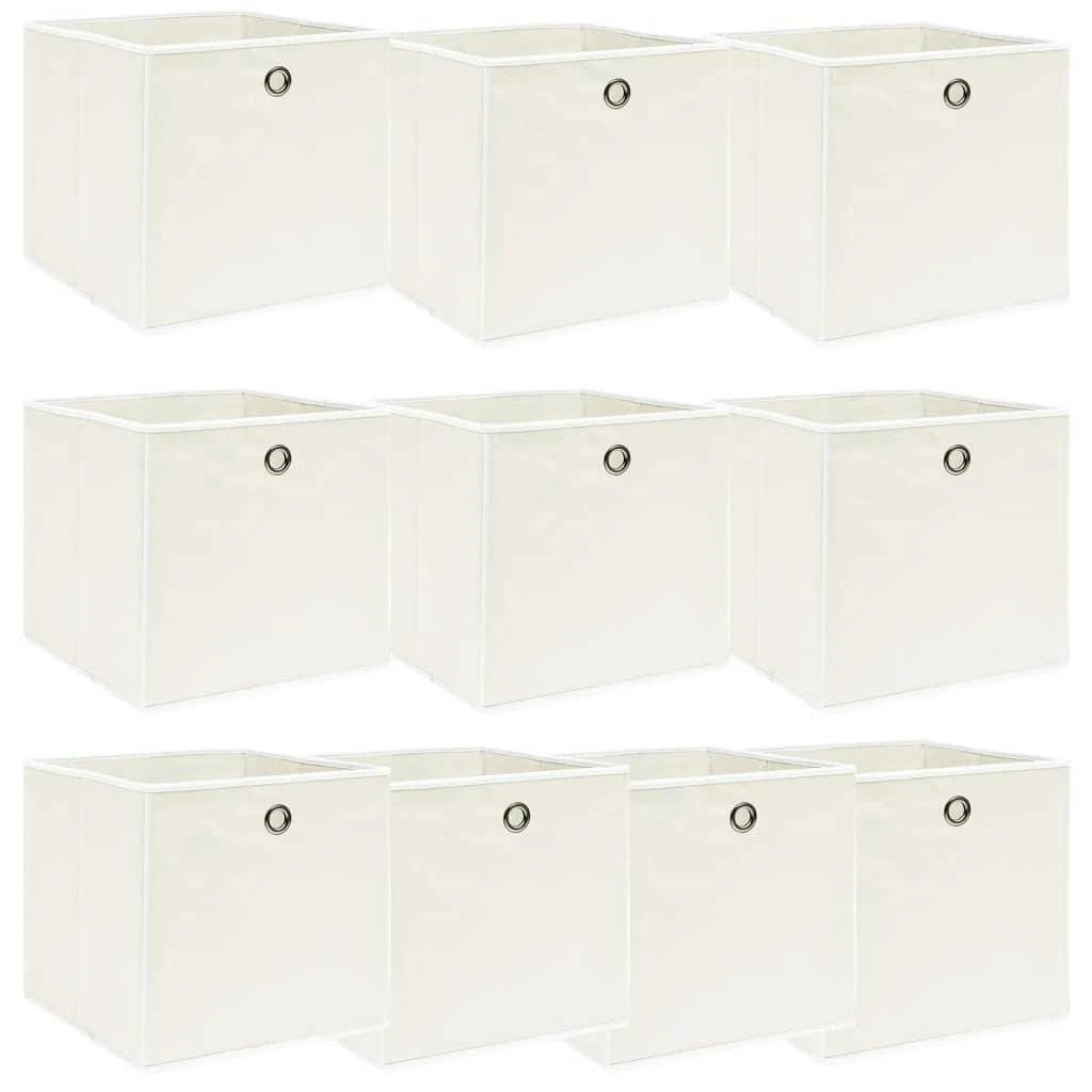 VidaXL Aufbewahrungsboxen 4 Stk. Lila 32×32×32 Cm Stoff 9 VidaXL Aufbewahrungsboxen 4 Stk. Lila 32×32×32 Cm Stoff – Bild 7